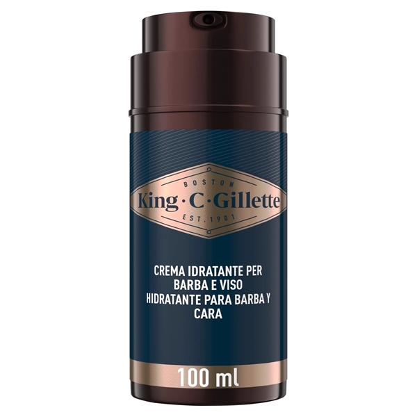 Εικόνα από Gillette King Crema Idratante per Barba e Viso 100ml