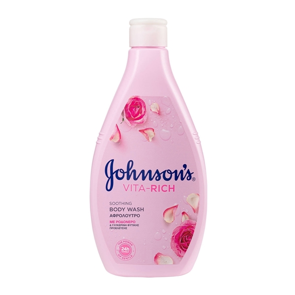 Εικόνα από Johnson's Αφρόλουτρο Vita-Rich Rose Water (Ροδόνερο) 400ml
