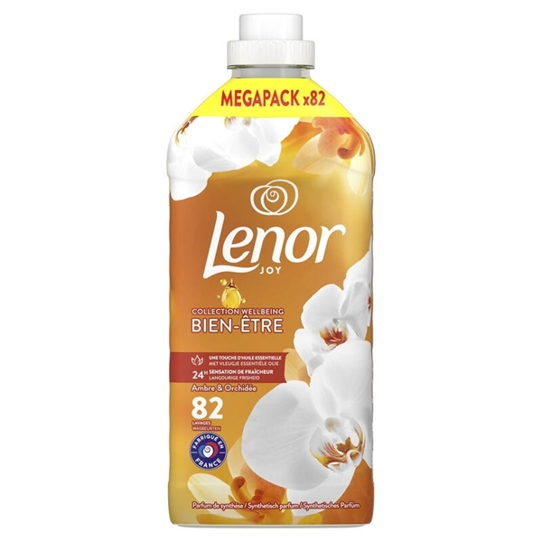 Εικόνα από Lenor Mαλακτικό Joy Gold Orchid 82 Mεζούρες