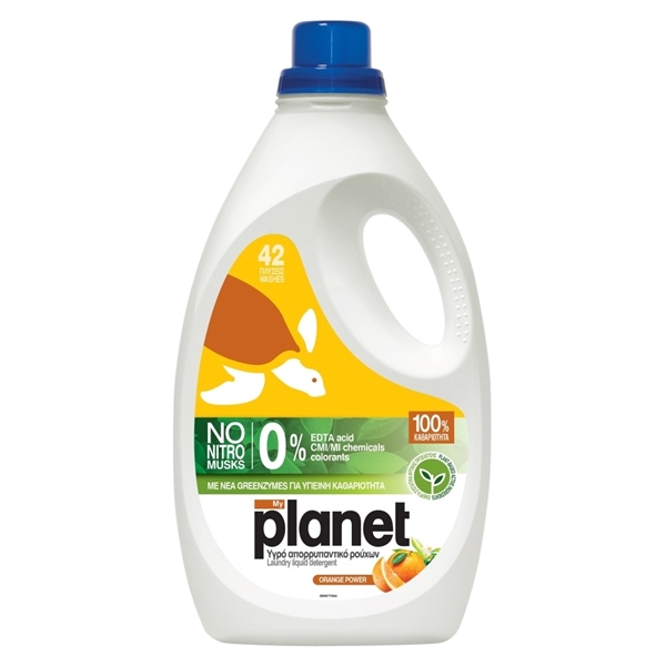Εικόνα από My planet Υγρό Πλυντηρίου Orange Power 42M 2100ml