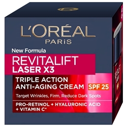 Εικόνα της L'oreal Revitalift Laser x3  Anti-Ageing Day Cream Triple Action 50ml 40+