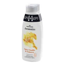 Εικόνα της Papoutsanis Aromatics Dare Αφρόλουτρο Βανίλια 600ml 1+1