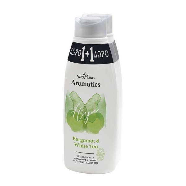 Εικόνα από Papoutsanis Aromatics Hope Αφρόλουτρο Bergamot&White Tea 600ml 1+1