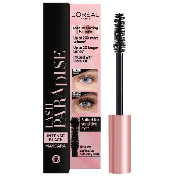 Εικόνα από L'Oreal Paradise Mascara για Μήκος & Καμπύλη Intense Black 6.4ml