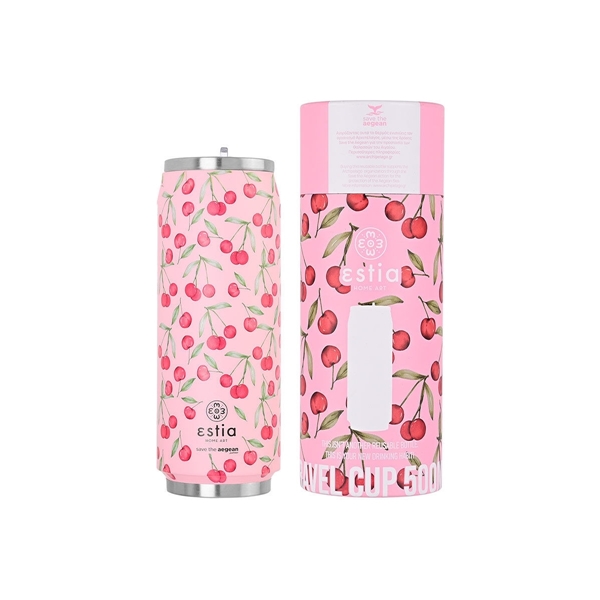 Εικόνα από Estia Travel Cup Save The Aegean Cherry Rose 0.5lt