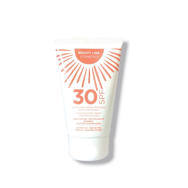 Εικόνα από Beauty Line Αντηλιακή κρέμα προσώπου με 30SPF 50ml