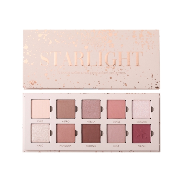 Εικόνα από Mua Makeup Academy Eyeshadow Pallette Starlight 10 Shade 11g