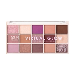 Εικόνα της Mua Makeup Academy Eyeshadow Pallette Virtual Glow 15 Shade 12g