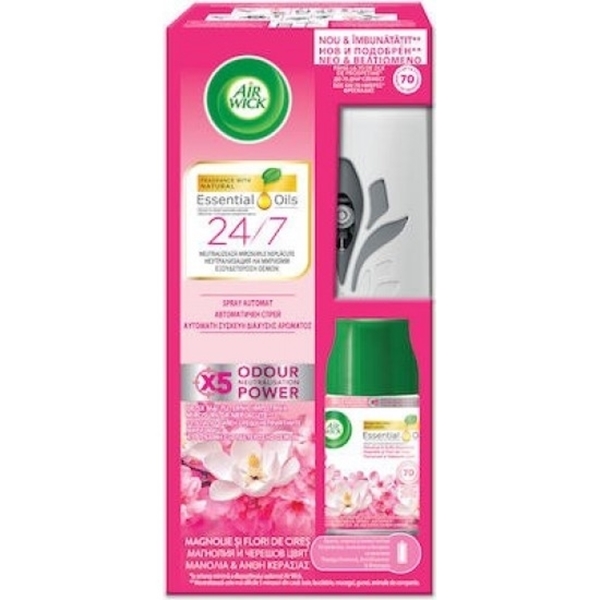 Εικόνα από Airwick Συσκευή Ψεκασμού Essential Μανόλια & Άνθη Κερασίας  250ml