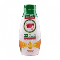 Εικόνα της Fairy Platinum Gel Πλυντηρίου Πιάτων antiodore 504ml 28 Μεζούρες