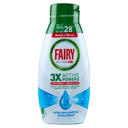 Εικόνα της Fairy Platinum Gel Πλυντηρίου Πιάτων Ocean 504ml 28 Μεζούρες