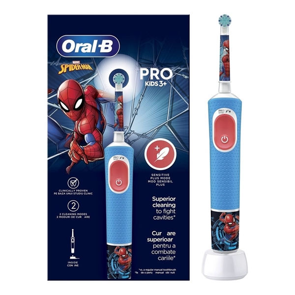 Εικόνα από Oral-B Eπαναφορτιζόμενη Oδοντόβουρτσα Vitality  Pro Kids Spiderman 3+