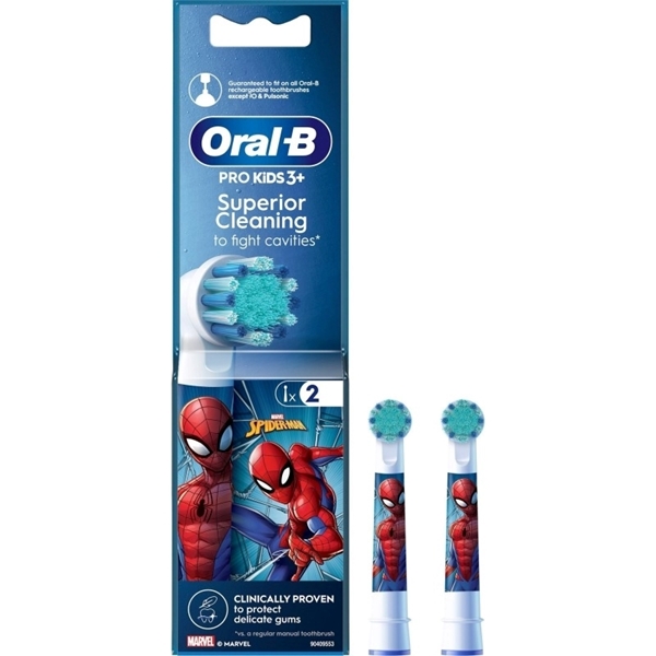 Εικόνα από Oral-B Aνταλλακτικά Stages Power Kids Spiderman για Hλεκτρική Oδοντόβουρτσα 2 Tεμάχια