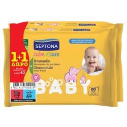 Εικόνα της Septona Calm N' Care Chamomile 40τμχ