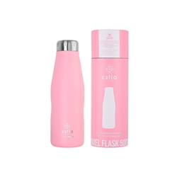 Εικόνα της Estia Travel Flask Save The Aegean Baby Pink 0.5lt (Blossom Rose)