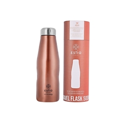 Εικόνα της Estia Travel Flask Save The Aegean Rose Gold 0.5lt