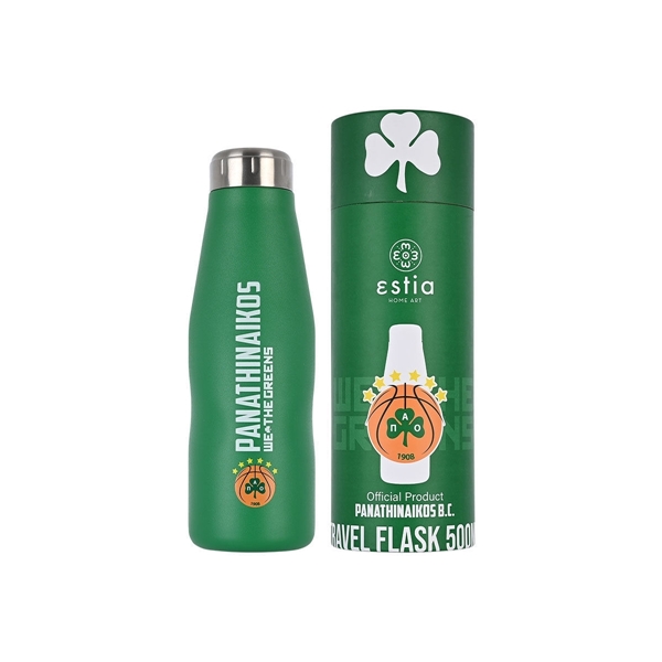 Εικόνα από Estia Travel Flask Panathinaikos B.C. Official 0.5lt
