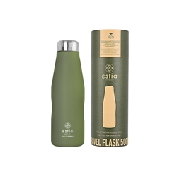Εικόνα της Estia Travel Flask Save The Aegean Bemuda (Pine) Green 0.5lt