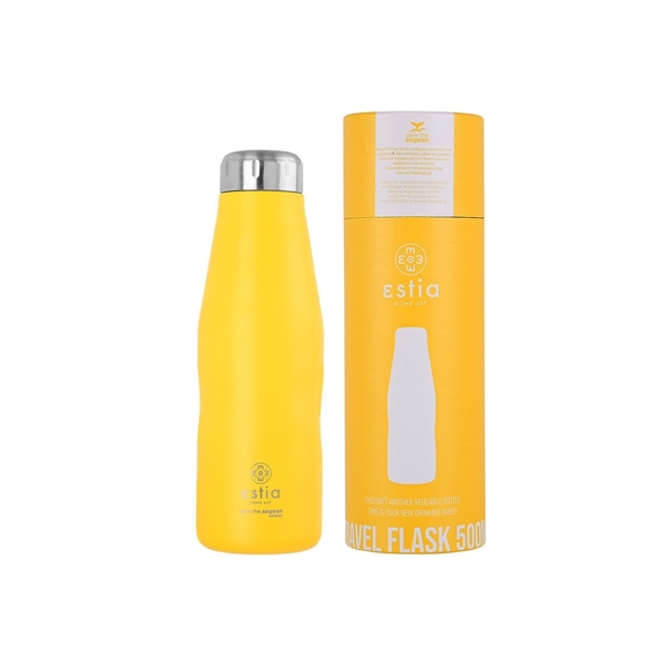 Εικόνα από Estia Travel Flask Save The Aegean Burnt Yellow 0.5lt