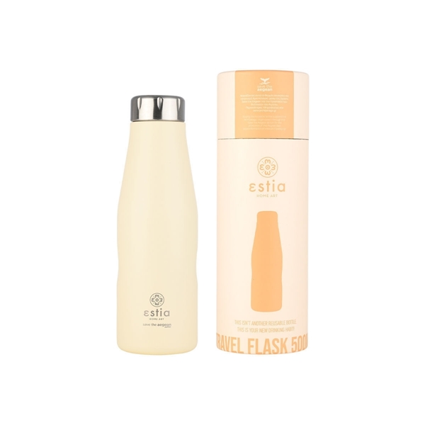 Εικόνα από Estia Travel Flask Save The Aegean White Matte 0.5lt