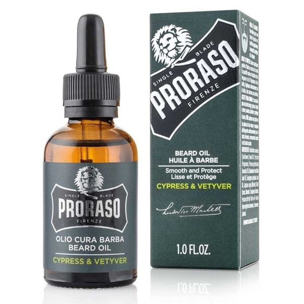 Εικόνα από Proraso Λάδι Περιποίησης για Γένια Cypress & Vetyver 30ml