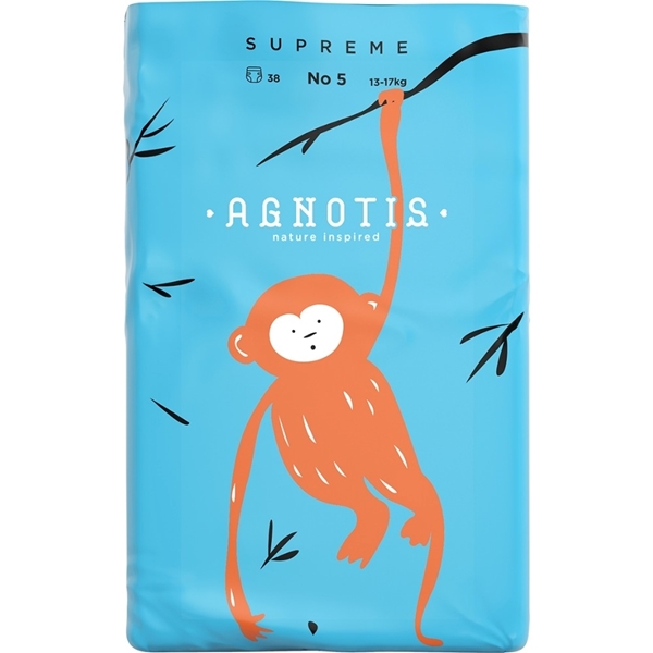 Εικόνα από Agnotis Supreme Πάνες με Αυτοκόλλητο No. 5 για 13-17kg 38τμχ