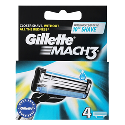 Εικόνα της Gillette Aνταλλακτικά Mach3 Blister 4 Τεμαχίων