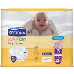 Εικόνα της Septona Calm N' Care Πάνες Midi No3 (4-9Kg) 28τεμ