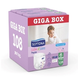 Εικόνα της Septona Πάνες-Βρακάκι Pants Giga Box Extra Large No6 (14-20Kg) 108τεμ (3*36τεμ)