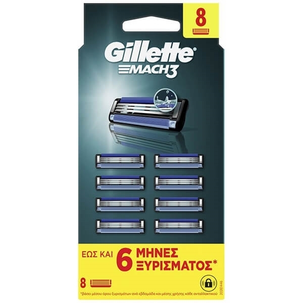 Εικόνα από Gillette Aνταλλακτικά Mach3 Blister 8 Tεμαχίων
