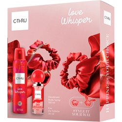 Εικόνα της C-THRU  Σετ Δώρου Eau de Toilette Love Whisper 30ml & Deodorant 150ml & Gift