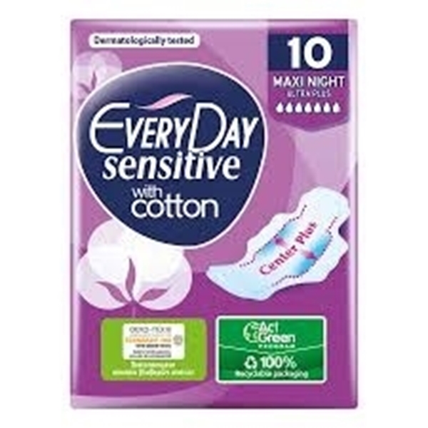 Εικόνα από Every Day Sensitive Maxi Night Ultra Plus 10τμχ