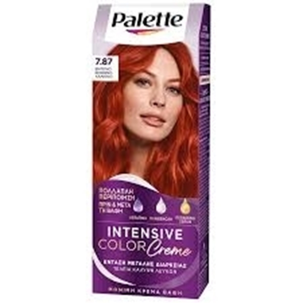 Εικόνα από Palette Βαφή Intesive Color No7.87 Έντονο Κόκκινο Χάλκινο 50ml