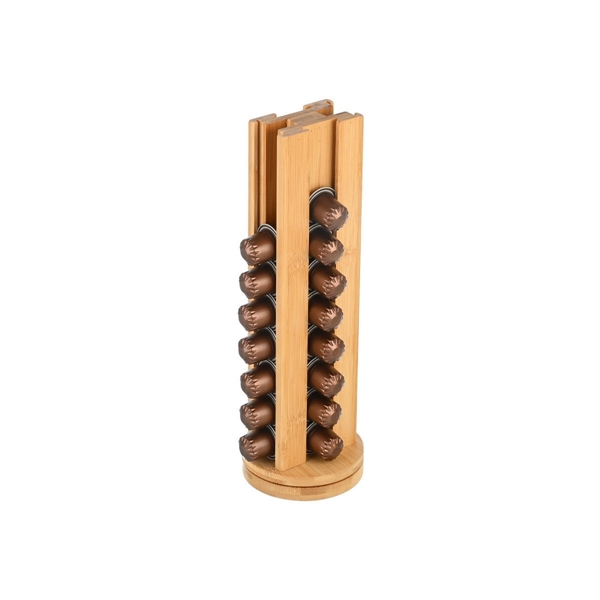 Εικόνα από Estia  Βαση για Καψουλες Espresso Bamboo Essentials 36 Θεσεων Περιστρεφομενη