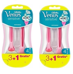 Εικόνα της Gillette Woman Ξυραφάκι Venus Sensitive Blister 2 Χ 3 Tεμαχίων