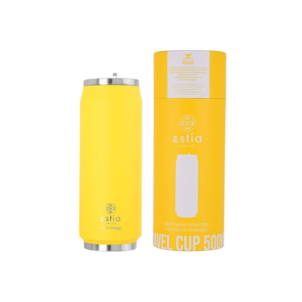Εικόνα από Estia Travel Cup Save The Aegean Burnt Yellow 0.5lt