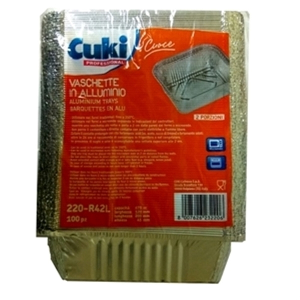 Εικόνα από Cuki 220 (S14Β) Σκεύος Αλουμινίου 1X100 Tεμάχια