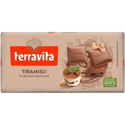 Εικόνα της Terravita Tiramisu Milk Chocolate 100gr