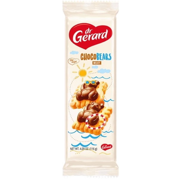 Εικόνα από Dr Gerard ChocoBears Milky - 116gr τραγανό μπισκότο