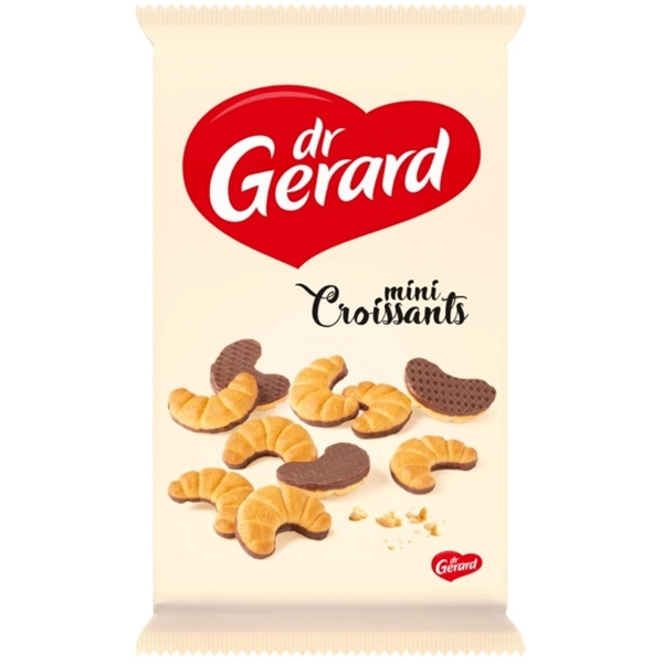 Εικόνα από Dr Gerard Mini Croissants - 165gr τραγανό μπισκότο με Γλάσσο Κακάο