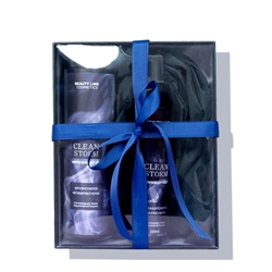 Εικόνα της Beauty Line Σετ MEN Dark Clean Storm Mist 200ml+Αφρόλουτρο 300ml