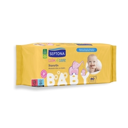 Εικόνα της Septona Μωρομάντηλα με Χαμομήλι Calm N' Care Chamomile 1x80τμχ