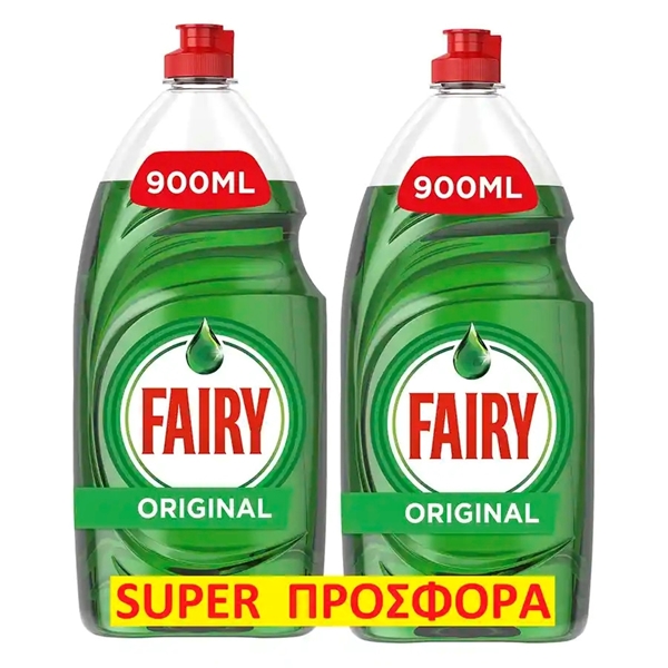 Εικόνα από Fairy Ultra Πιάτων Xεριού Regular 2Χ900ml