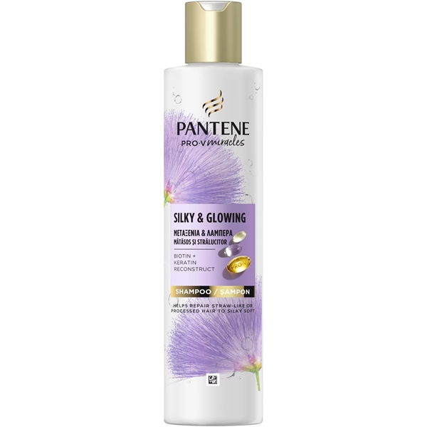 Εικόνα από Pantene Silk & Glowing Shampoo 250ml