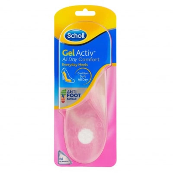 Εικόνα από Scholl Gel Activ Everyday Heels Ανατομικοί Πάτοι Παπουτσιών από Σιλικόνη για Τακούνια 2τμχ