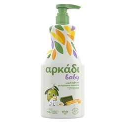 Εικόνα της Αρκάδι Υγρό Πιάτων Baby Αντλία με Πράσινο Σαπούνι εκχύλισμα χαμομηλιού (550ml)
