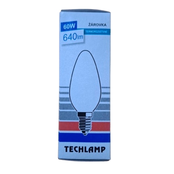 Εικόνα από Techlamp Λάμπα Κερί Ε14/60W Γάλακτος