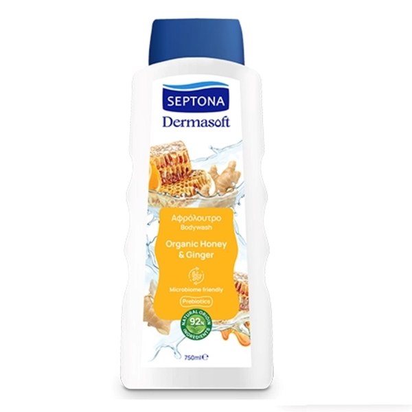 Εικόνα από Septona Dermasoft Αφρόλουτρο Organic Honey - Ginger  750ml