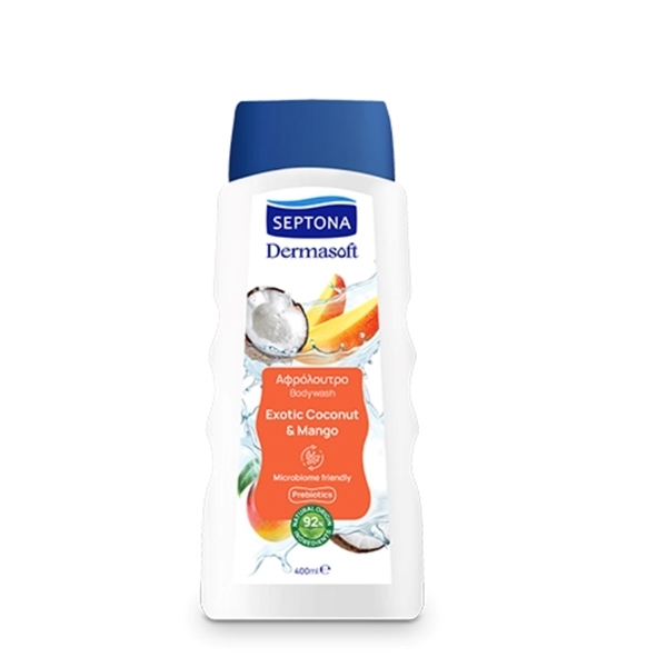 Εικόνα από Septona Dermasoft Αφρόλουτρο Exotic Coconut - Mango 400ml