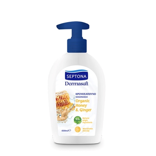 Εικόνα από Septona Dermasoft Kρεμοσάπουνο Organic Honey - Ginger 400ml